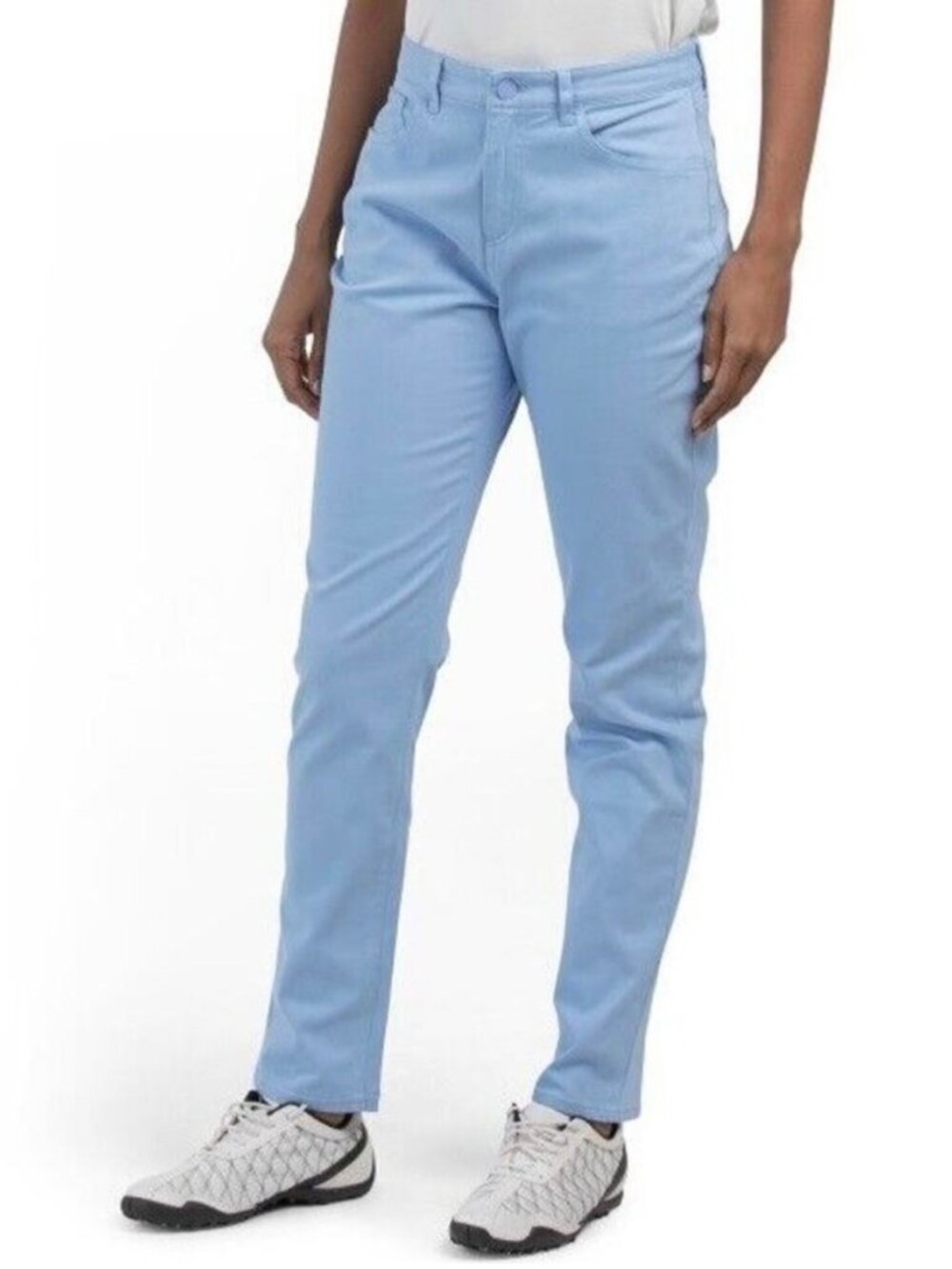 G/Fore Essential 5 Pocket Golf Pants Size 6 Vista Blue Country Club Preppy Chic